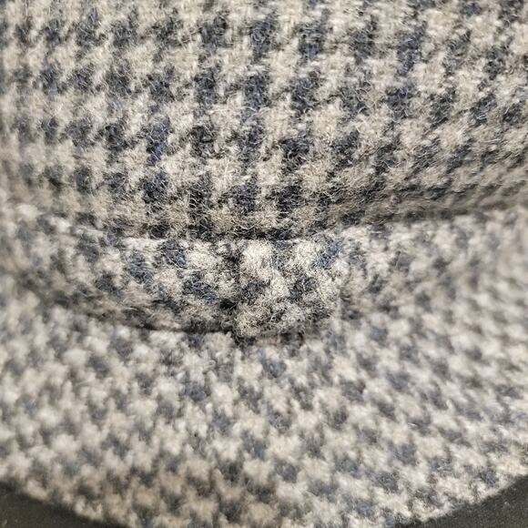 Vintage St Michael‎ Fedora Hat Blue Gray Tweed Medium - Picture 8 of 8